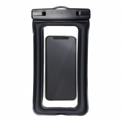Vodotesné puzdro Airbag na mobil so zapínaním – čierne