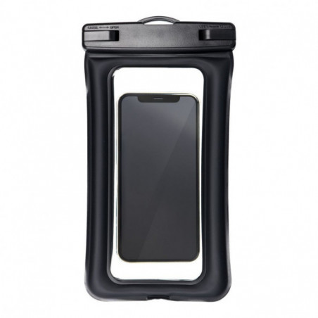 Vodotesné puzdro Airbag na mobil so zapínaním – čierne