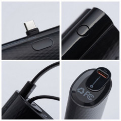 Forcell Power bank F-Energy Power Plug F5K3 5 000mAh pre Type C PD 20W čierna