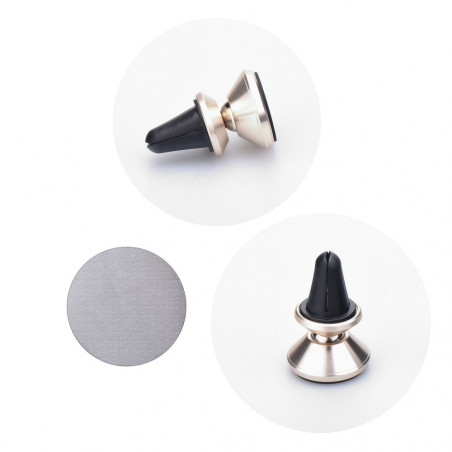 Držiak do auta pre smartfón Magnetický na vzduchový prieduch Zlatý