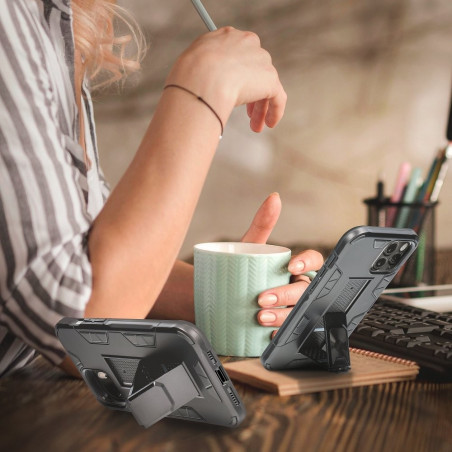 DEFENDER na Samsung Galaxy M31 FORCELL Tvrdený kryt Čierny